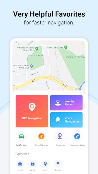 GPS Navigation: Map Directions