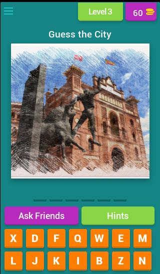 Guess the City. Quiz Games