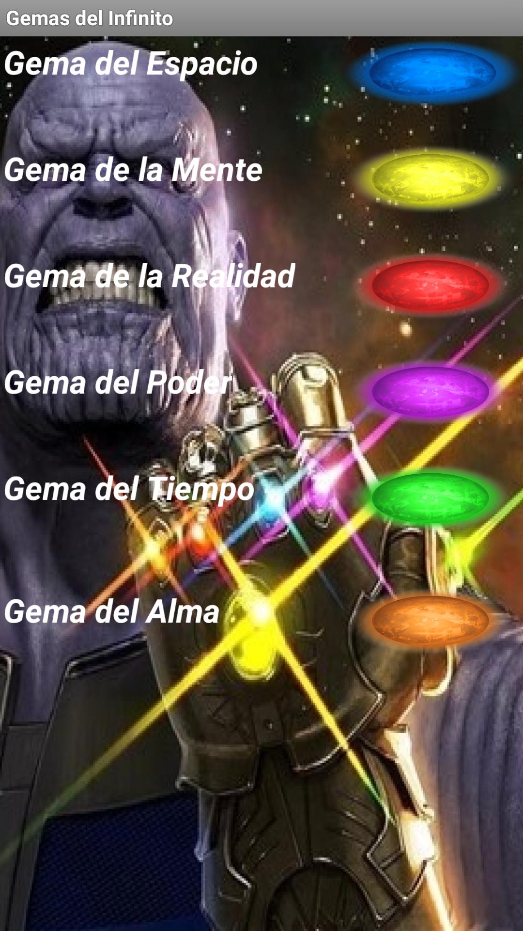 Gemas Del Infinito