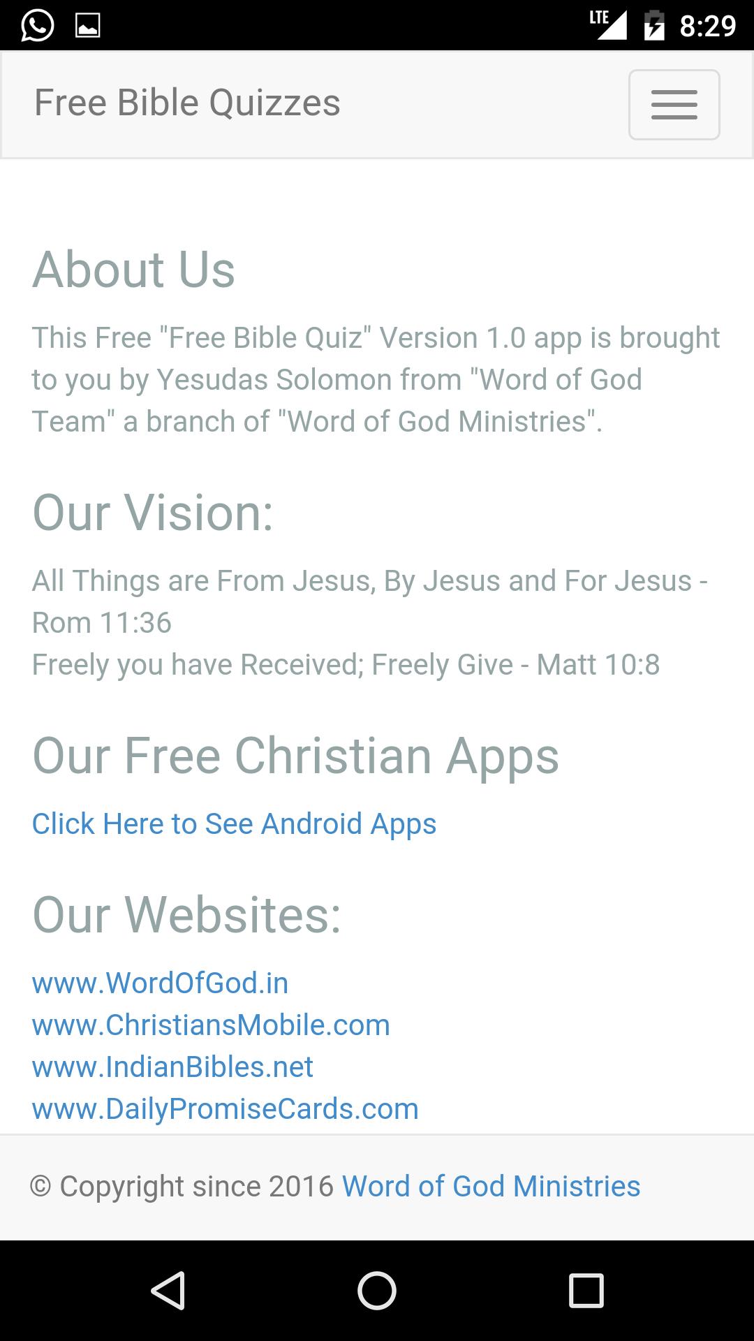Bible Quiz Free