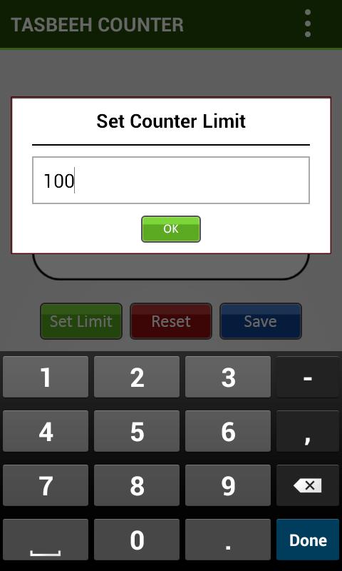 Digital Tasbeeh Counter