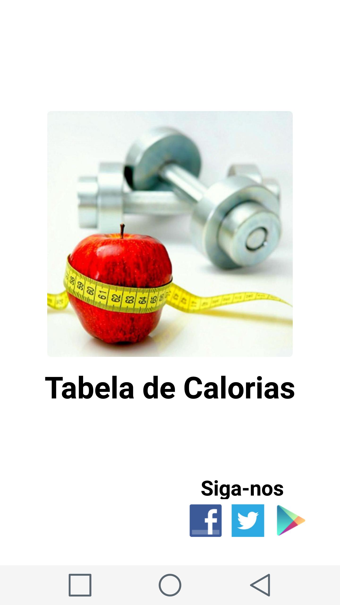 Table Calories