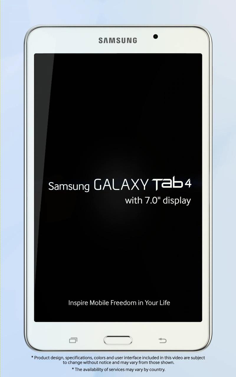 Galaxy Tab4 7.0 Retailmode