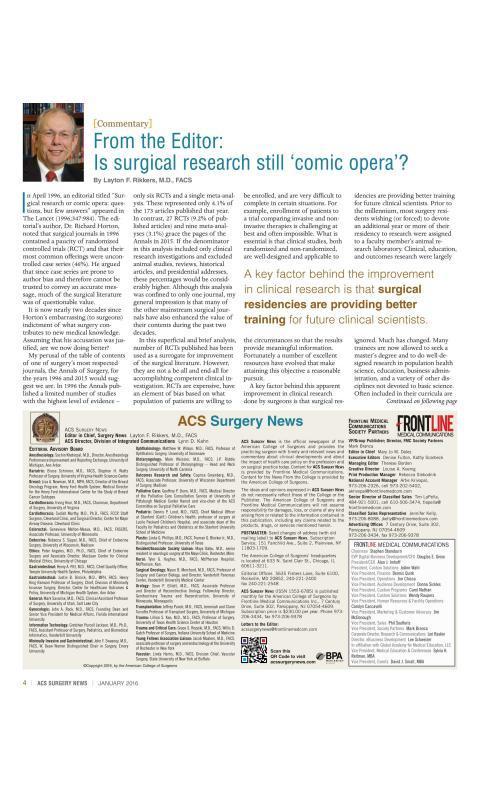 ACS Surgery News