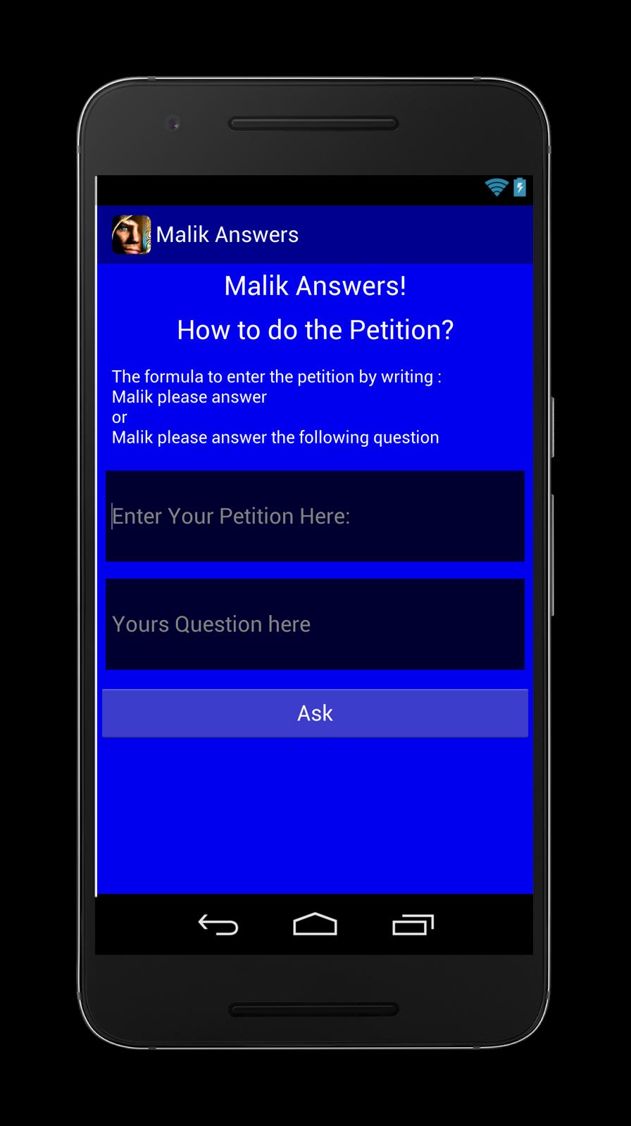 Malik Answers