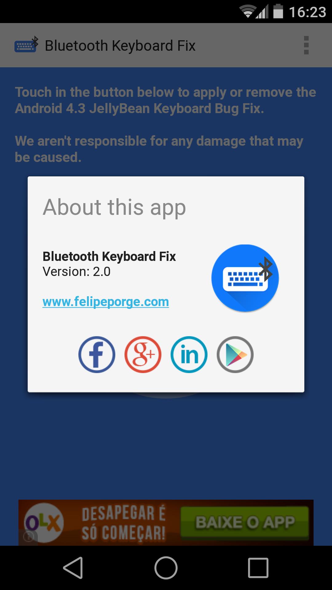 Bluetooth Keyboard Bug Fix