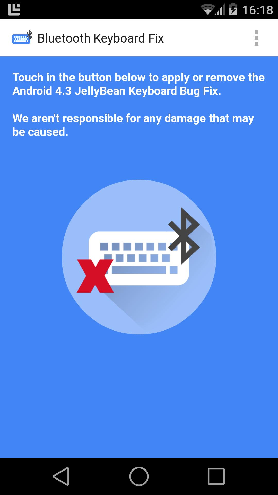 Bluetooth Keyboard Bug Fix