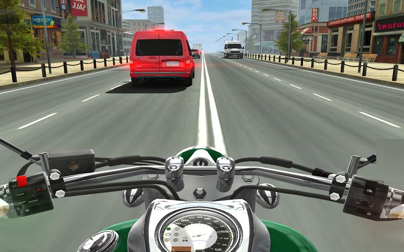 3D Traffic Moto Rider Game