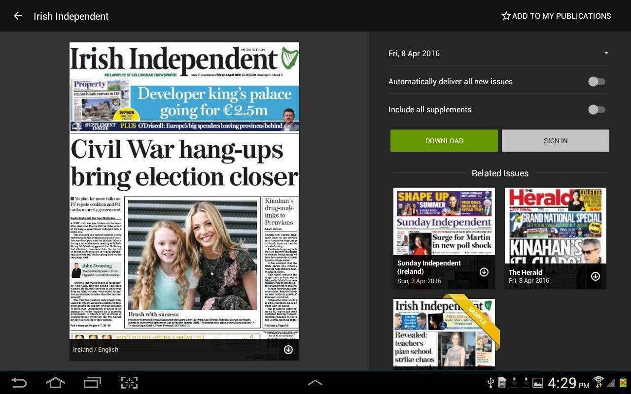 Irish Independent Digital