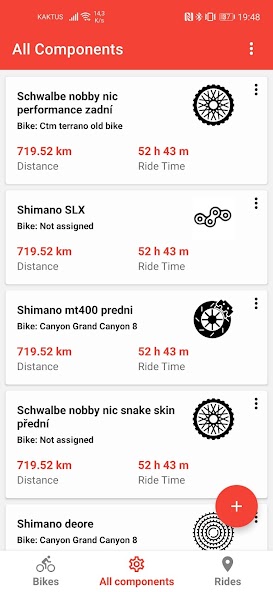 Bike Components Manager