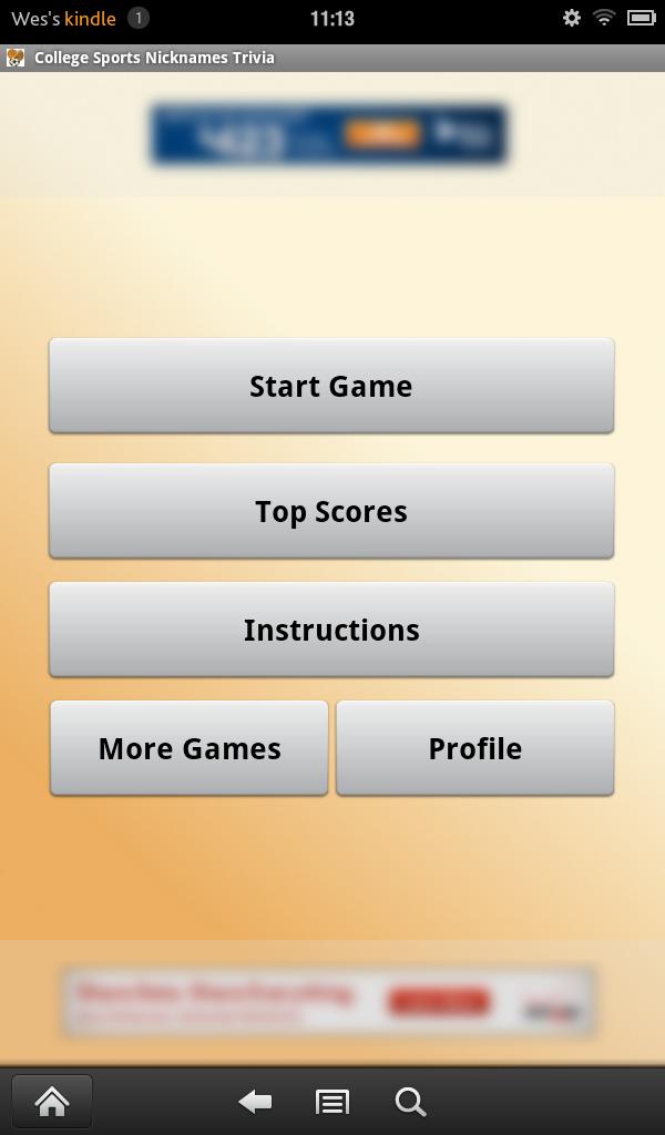 College Sports Nicknames Quiz