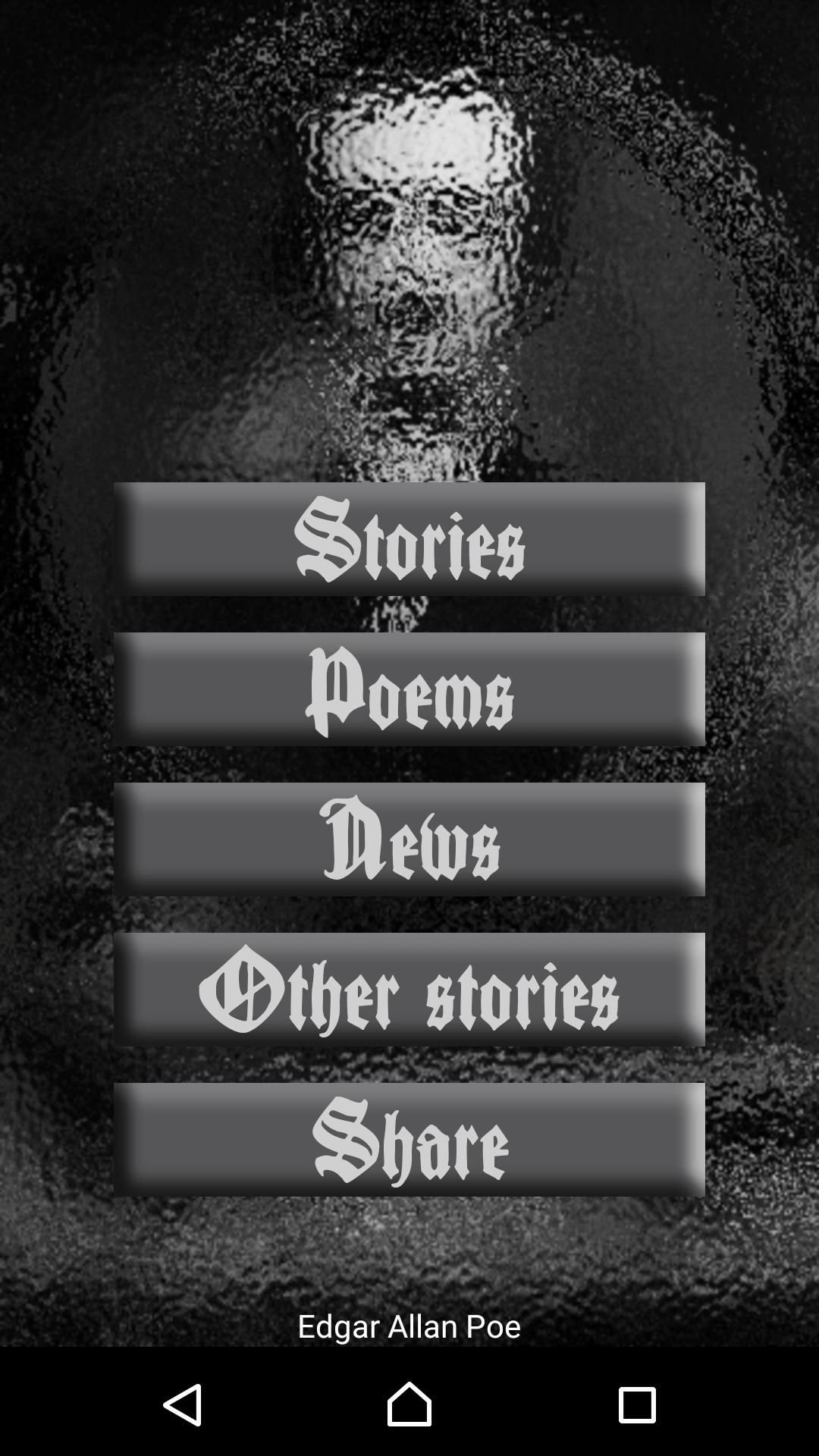 45 Tales of Edgar Allan Poe