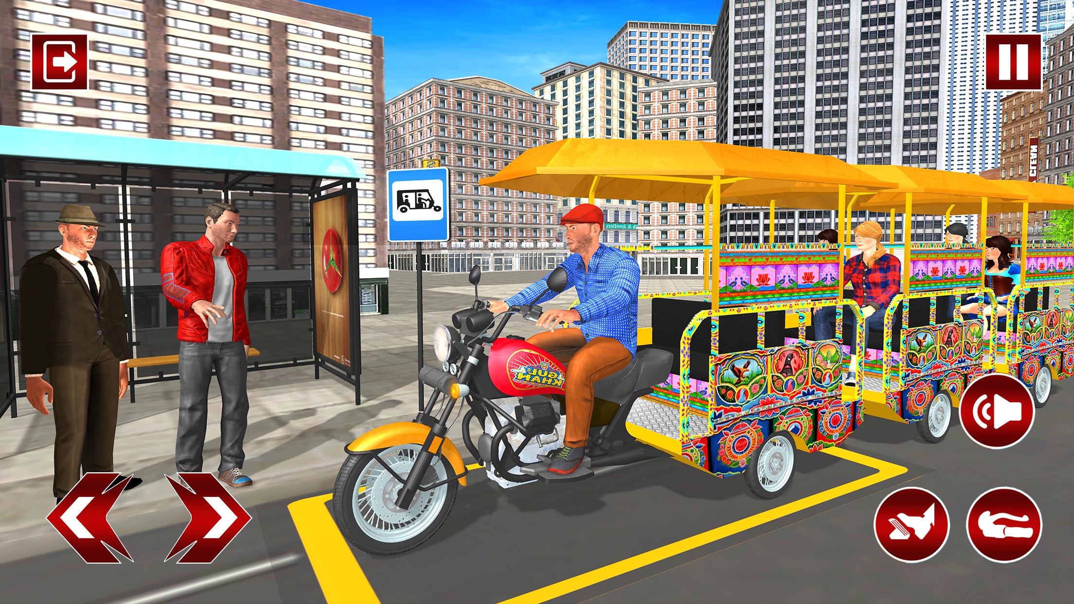 Long Tuk Tuk Simulator:Rickshaw Driving Game
