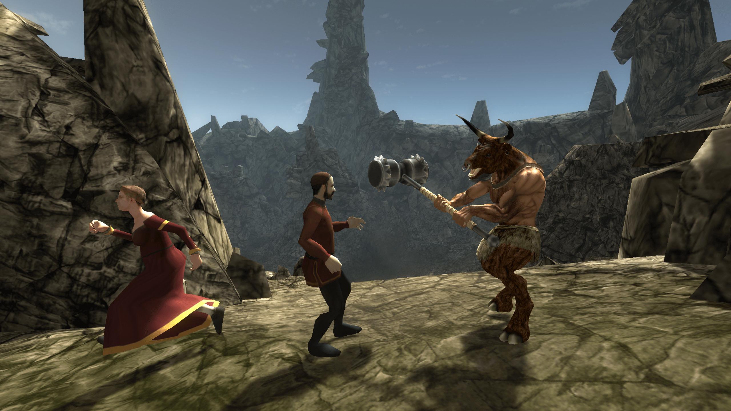 Minotaur Simulation 3D